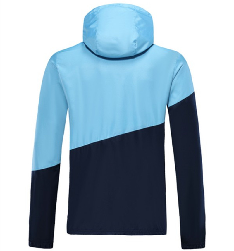 Machester city 2019-20 Home Blue Jacket Hoody - Click Image to Close